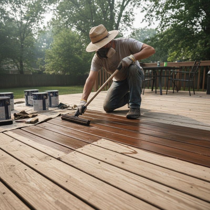 Fence, Deck, Or Porch Painting And Staining For Long-Term Durability